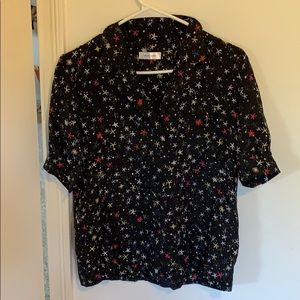 Black / starts pattern blouse - Anine Bing